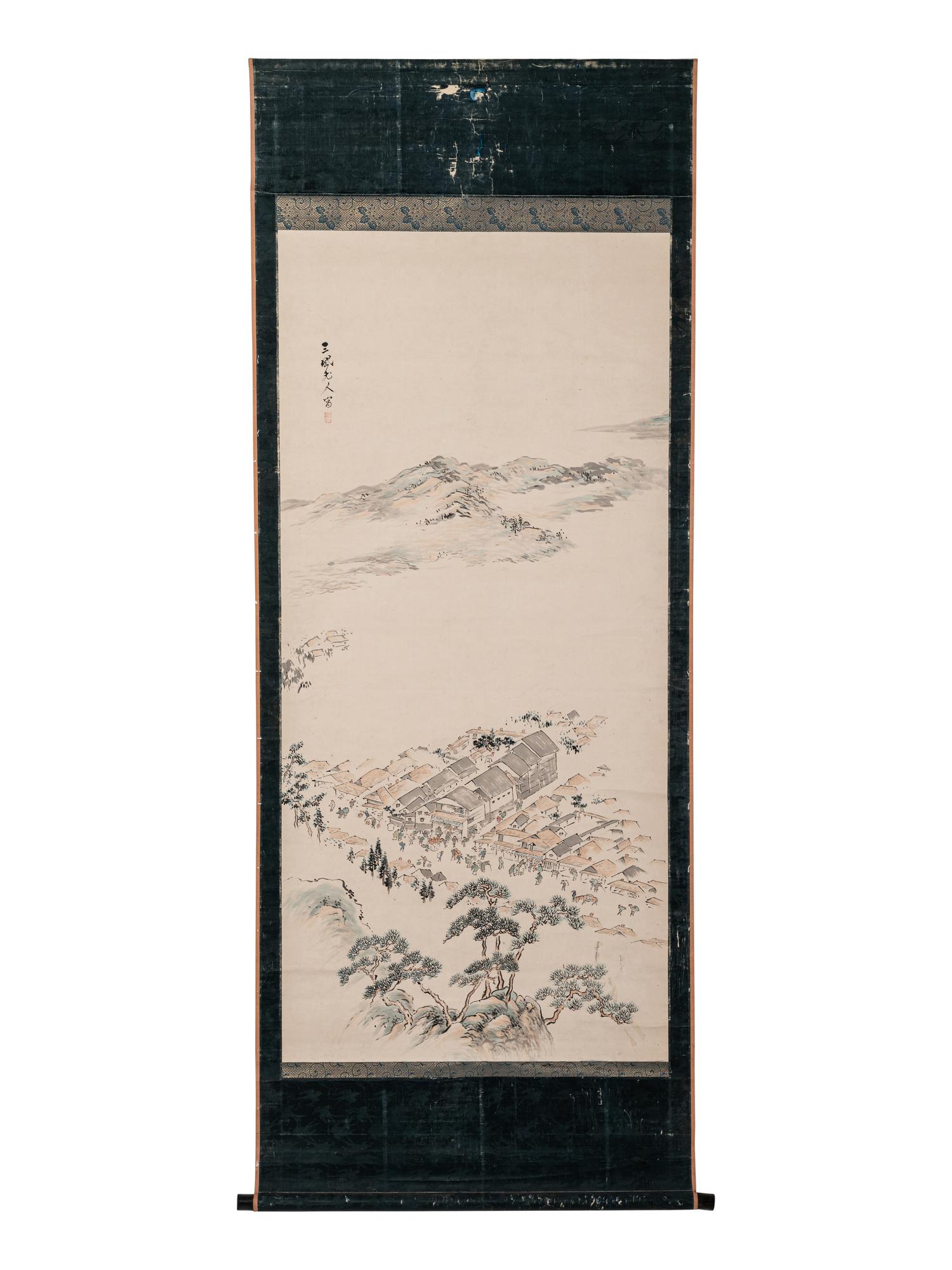 Two Japanese Hanging Scrolls