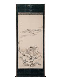Two Japanese Hanging Scrolls