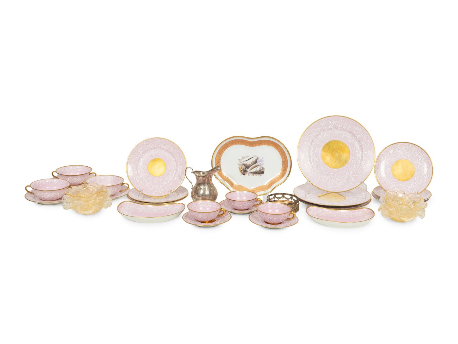 A Camille le Tallec Porcelain Dinner Service