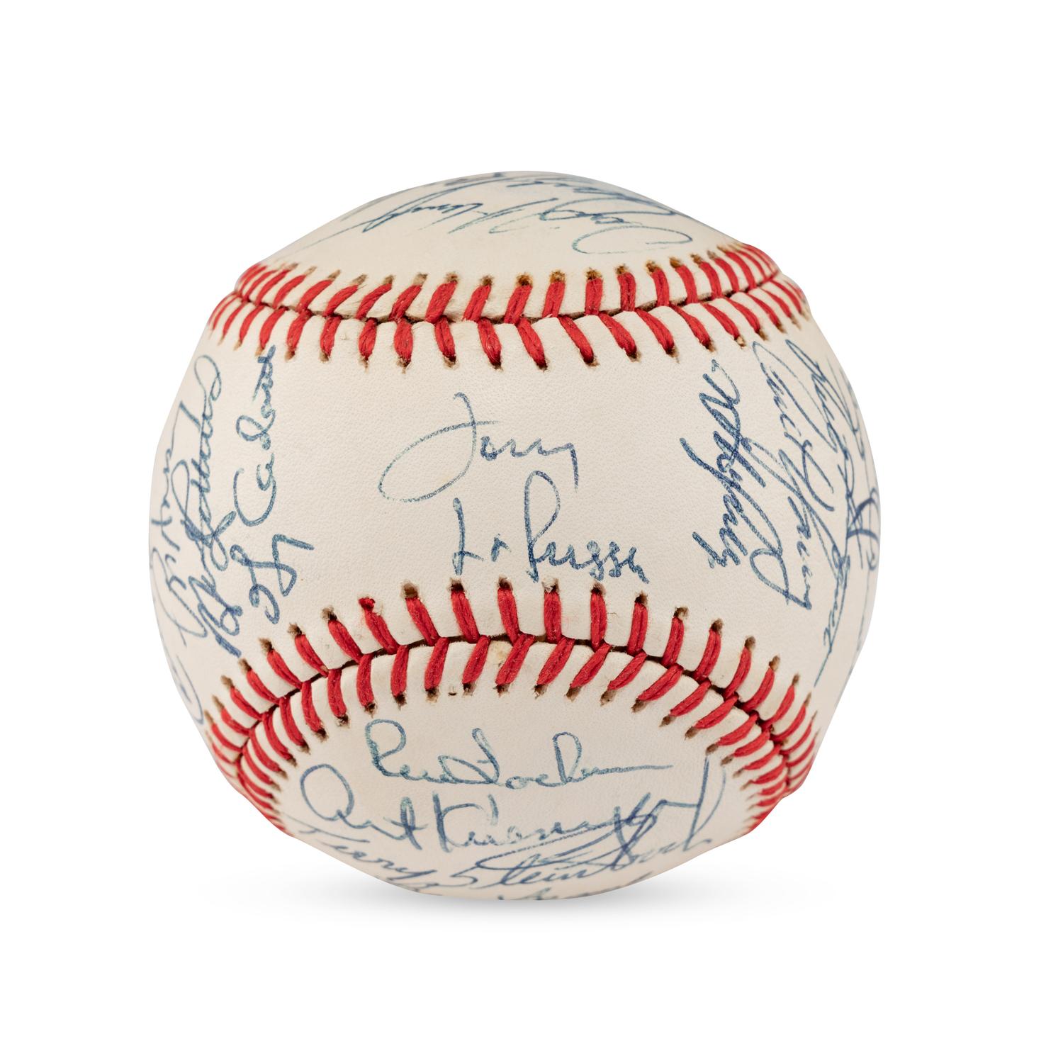 A 1989 World Series Champions Oakland Athletics Team Signed Autograph Baseball (PSA Letter of Authenticity)