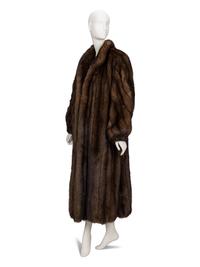 A Full-Length Sable Fur Coat