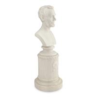 Martin Milmore (American, 1844-1883) Bust of Abraham Lincoln 19th century parianware