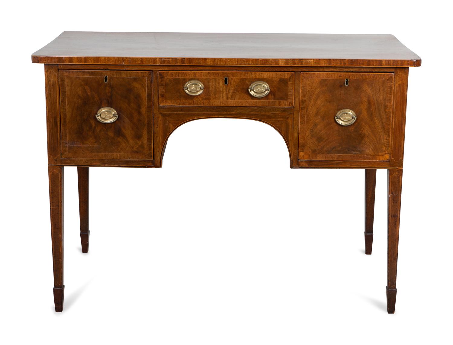 A George III Inlaid Mahogany Sideboard — 19TH CENTURY
