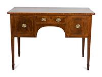 A George III Inlaid Mahogany Sideboard — 19TH CENTURY
