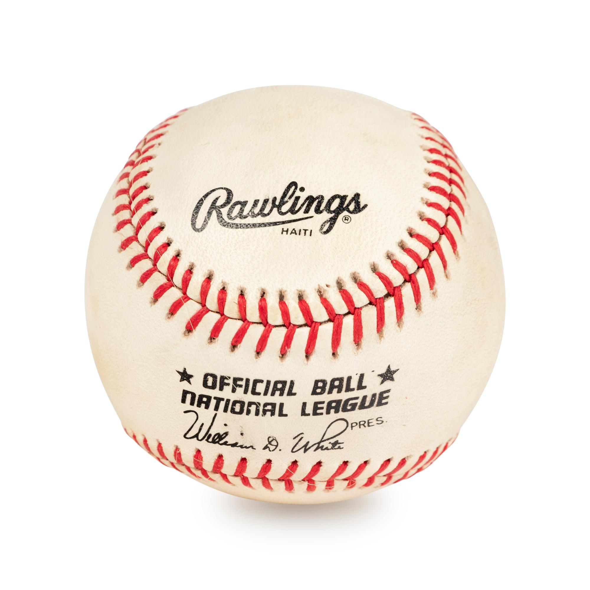 A Hank Aaron Signed Autograph Baseball (Beckett Authentication Services BAS Certified),