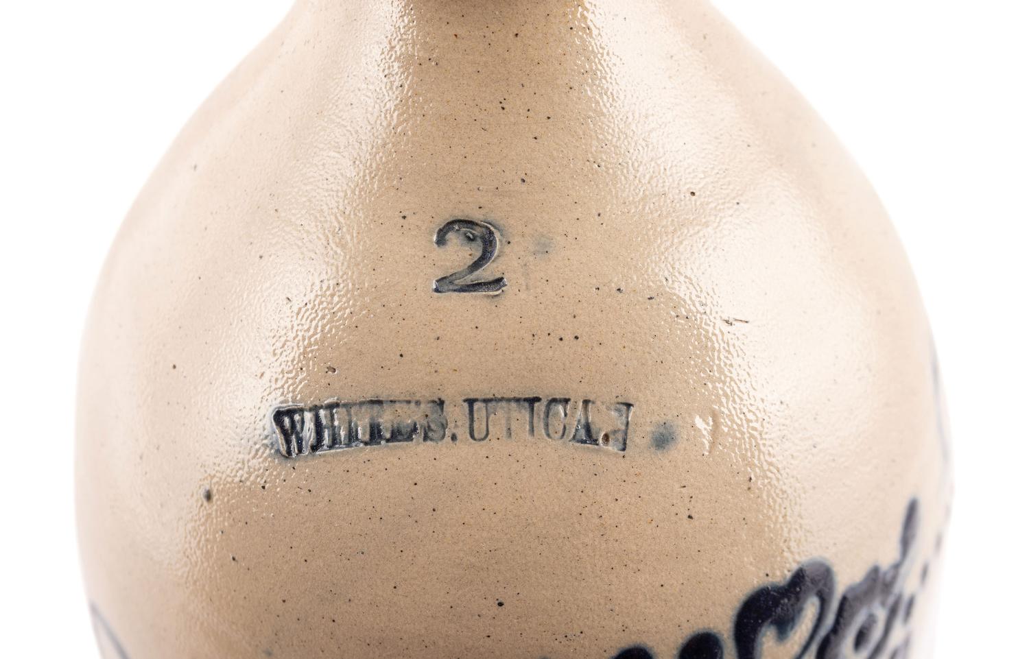 Three Cobalt-Decorated Stoneware Vessels