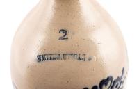 Three Cobalt-Decorated Stoneware Vessels