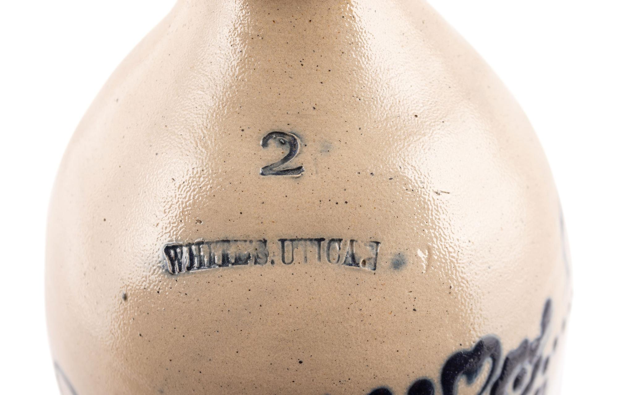 Three Cobalt-Decorated Stoneware Vessels