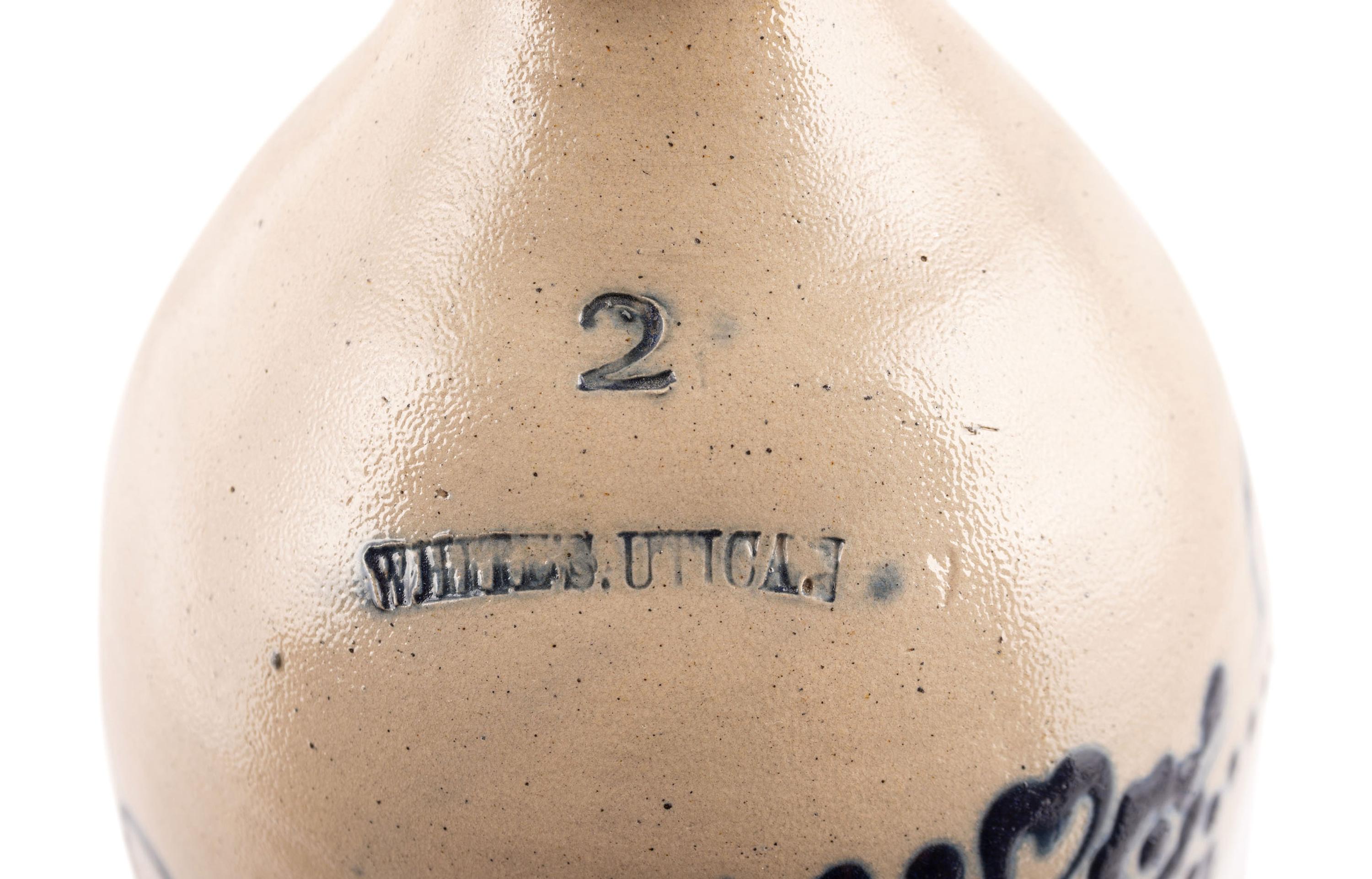 Three Cobalt-Decorated Stoneware Vessels