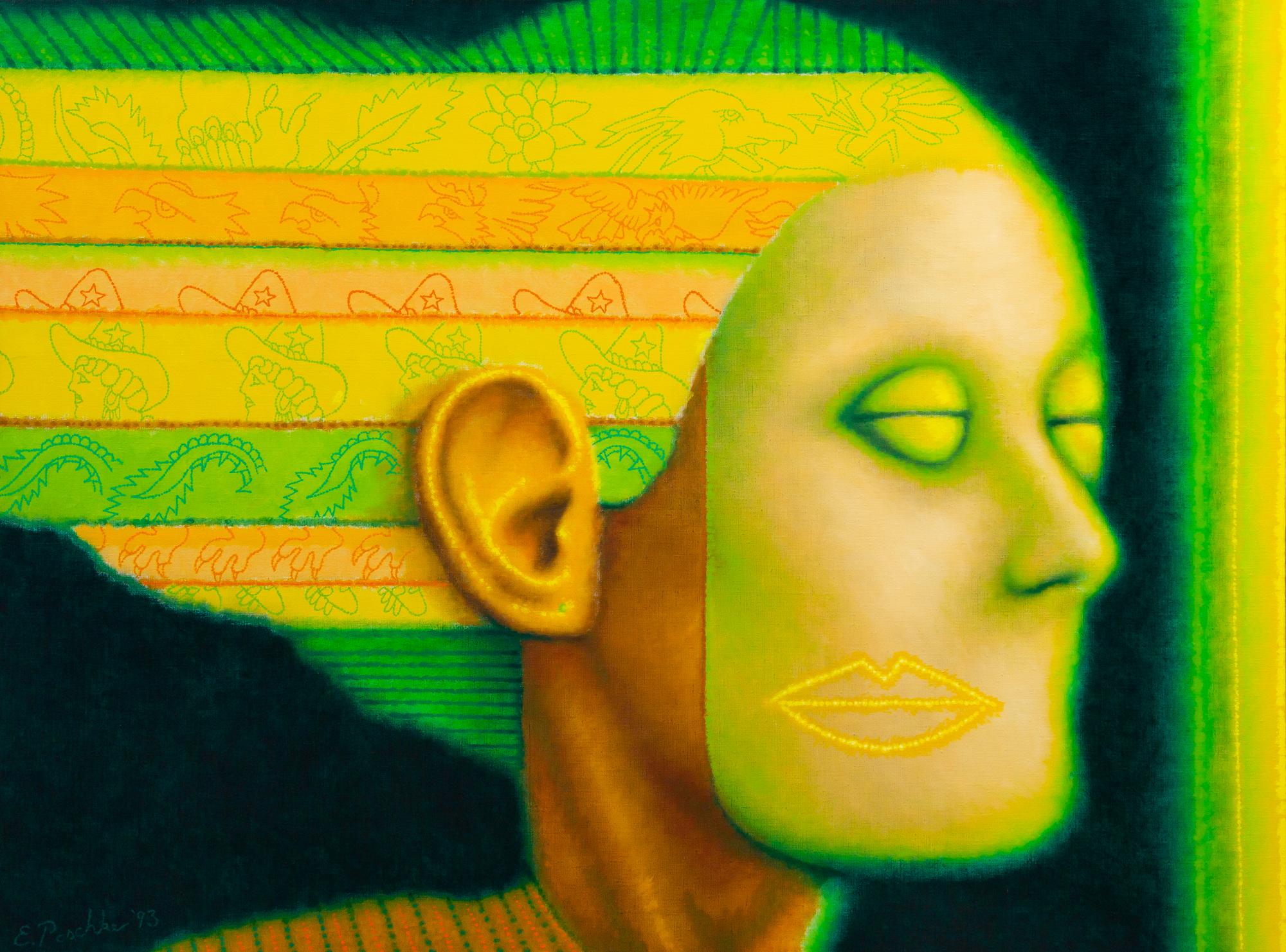 Ed Paschke, (American, 1939-2004), Cineface, 1993