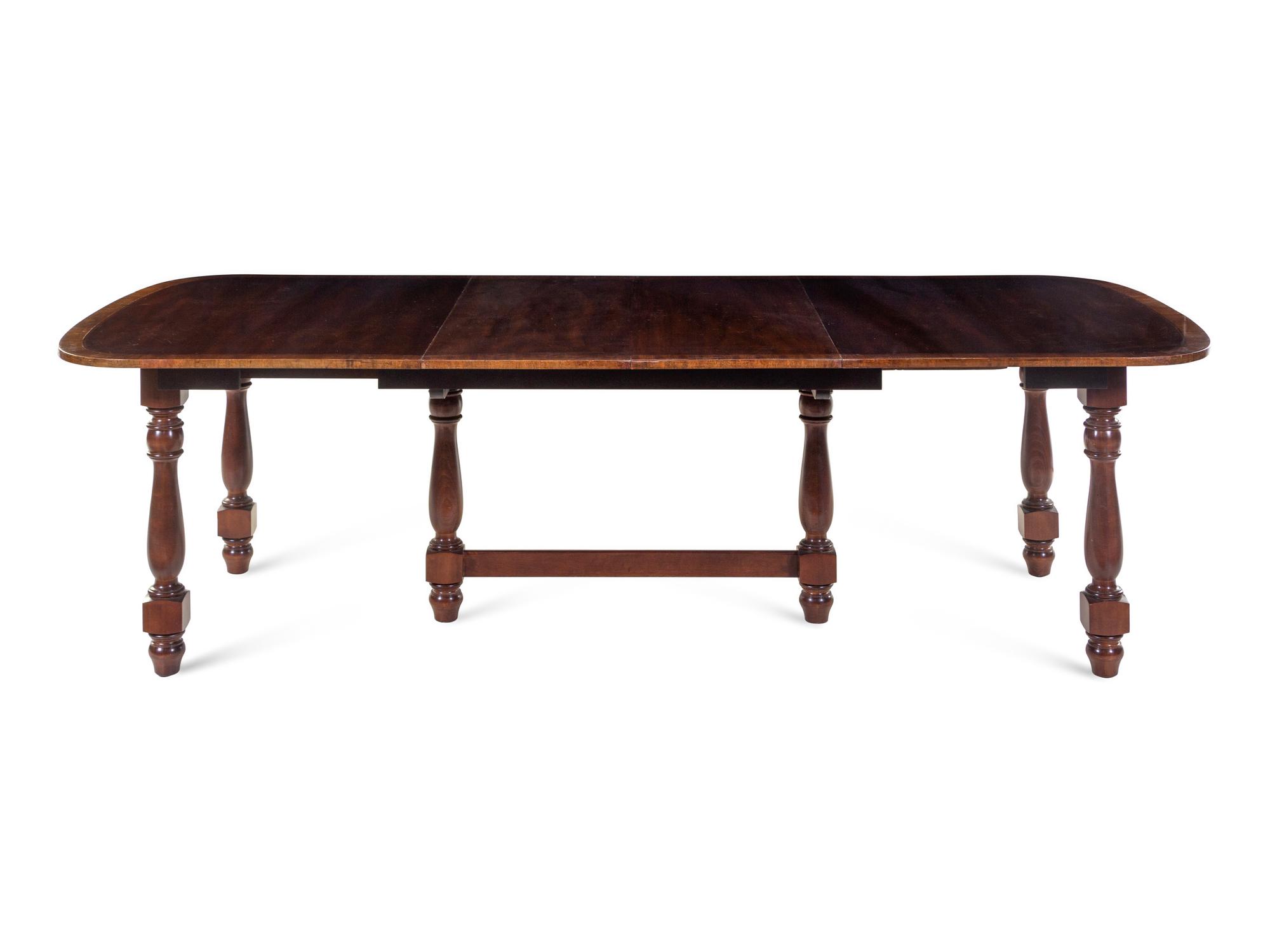 A George III Style Mahogany Dining Table