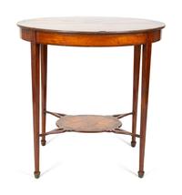 An Edwardian Parquetry Inlaid Side Table — 19TH CENTURY