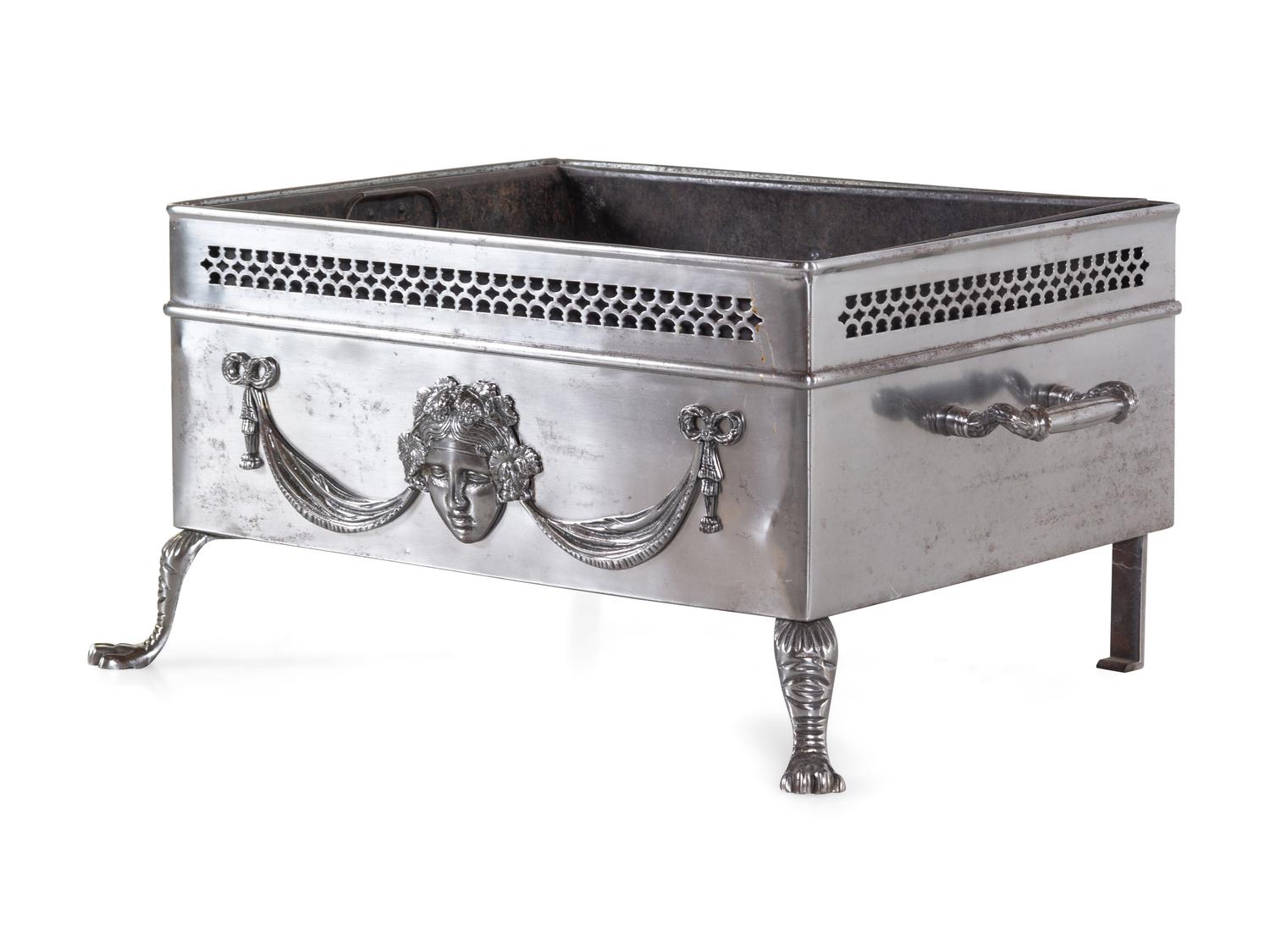 An Edwardian Steel Coal Hod