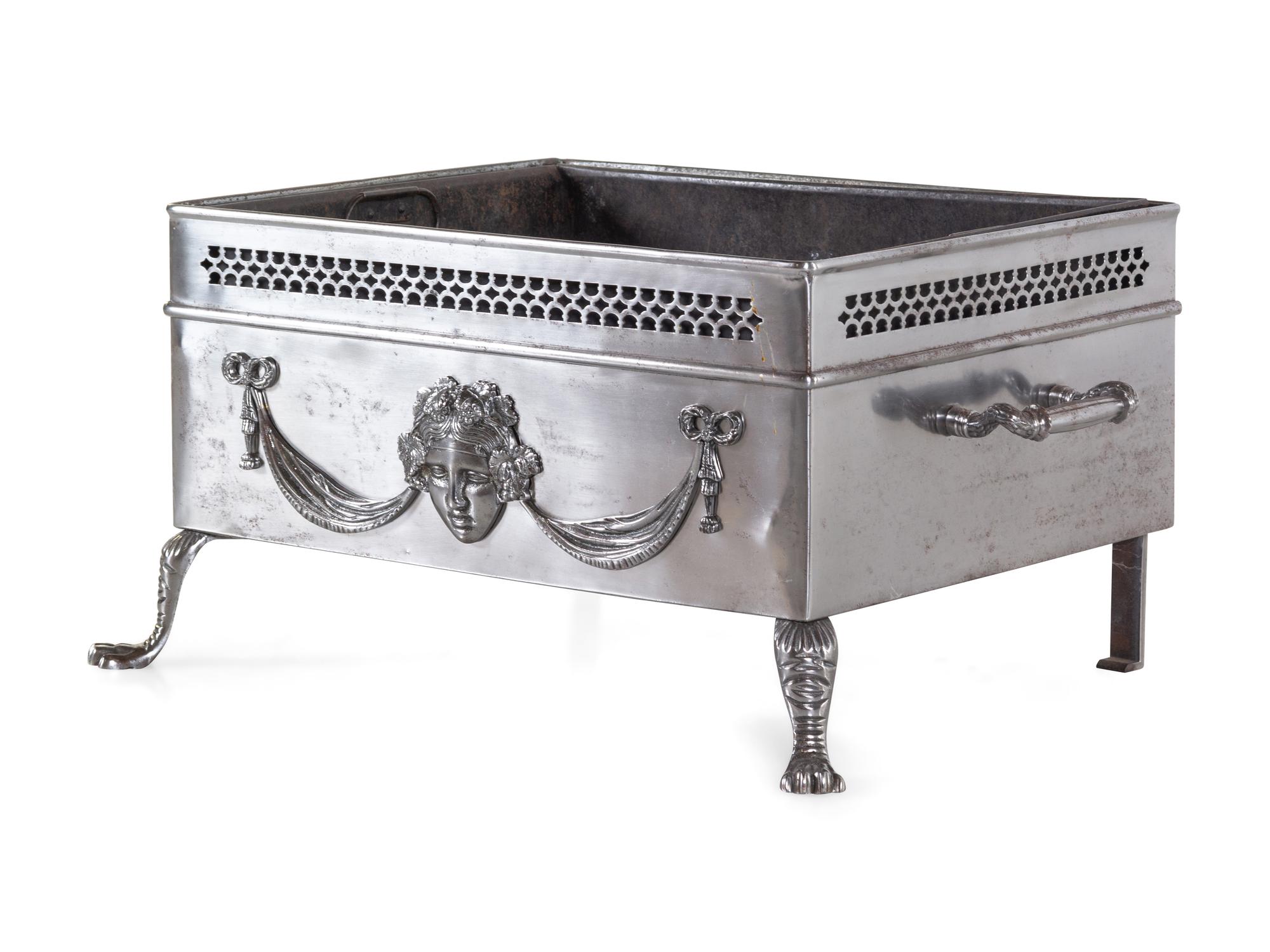 An Edwardian Steel Coal Hod