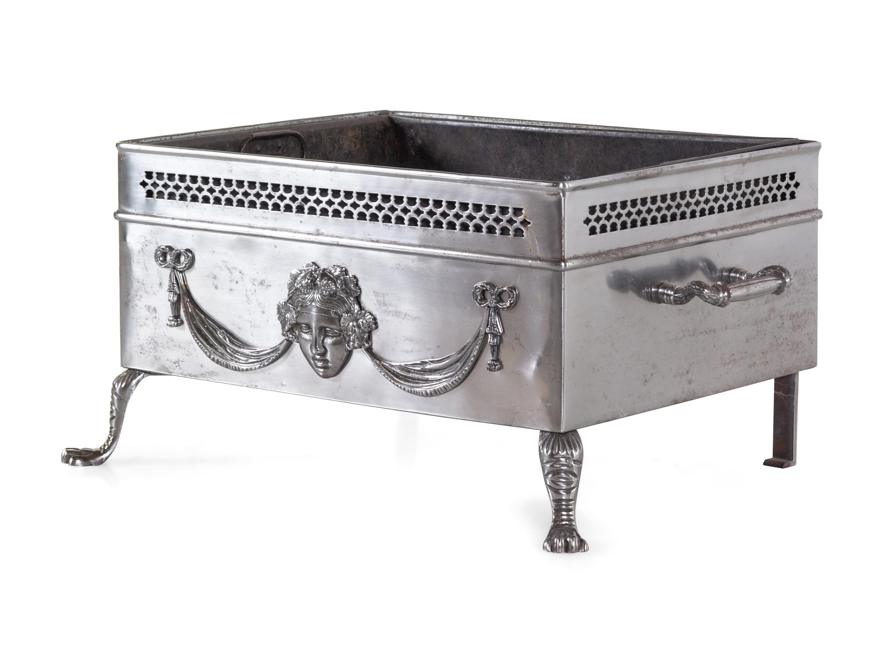 An Edwardian Steel Coal Hod