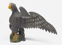 A large carved and painted eagle, attributed to Wilhem Schimmel (1817-1890), circa 1880