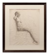 Nude Figures (a pair of works)