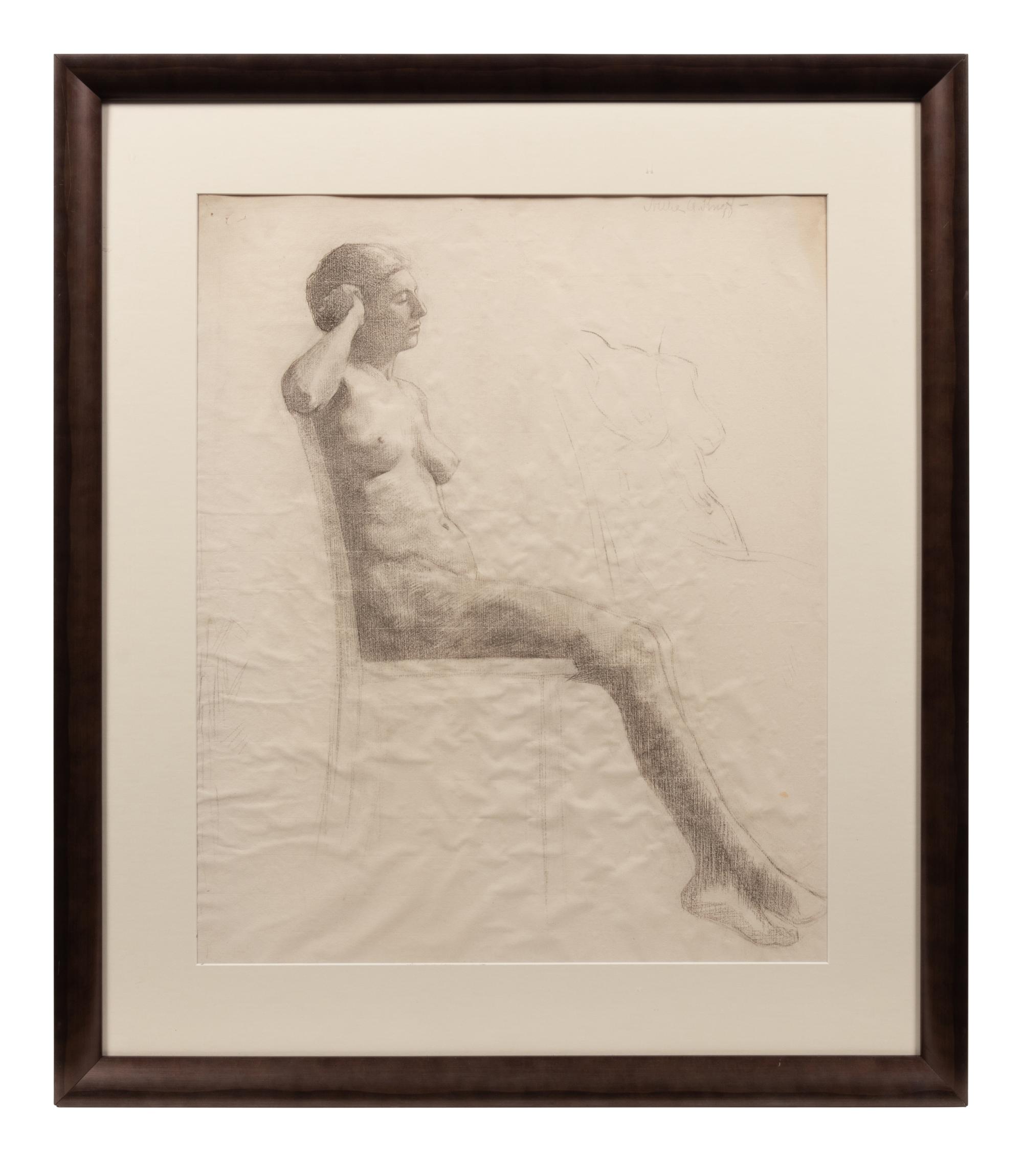 Nude Figures (a pair of works)