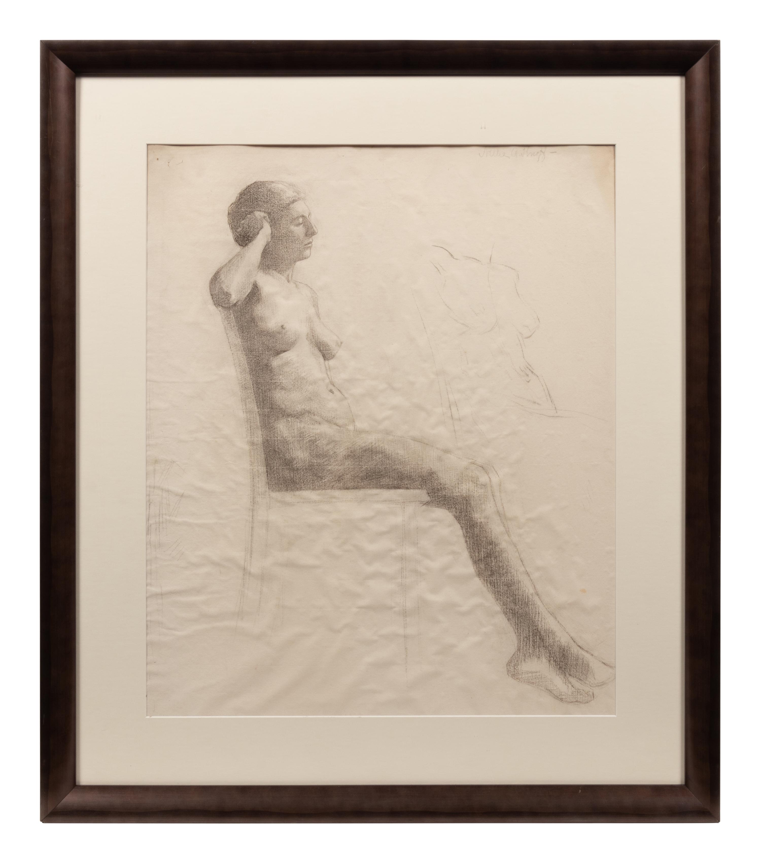 Nude Figures (a pair of works)