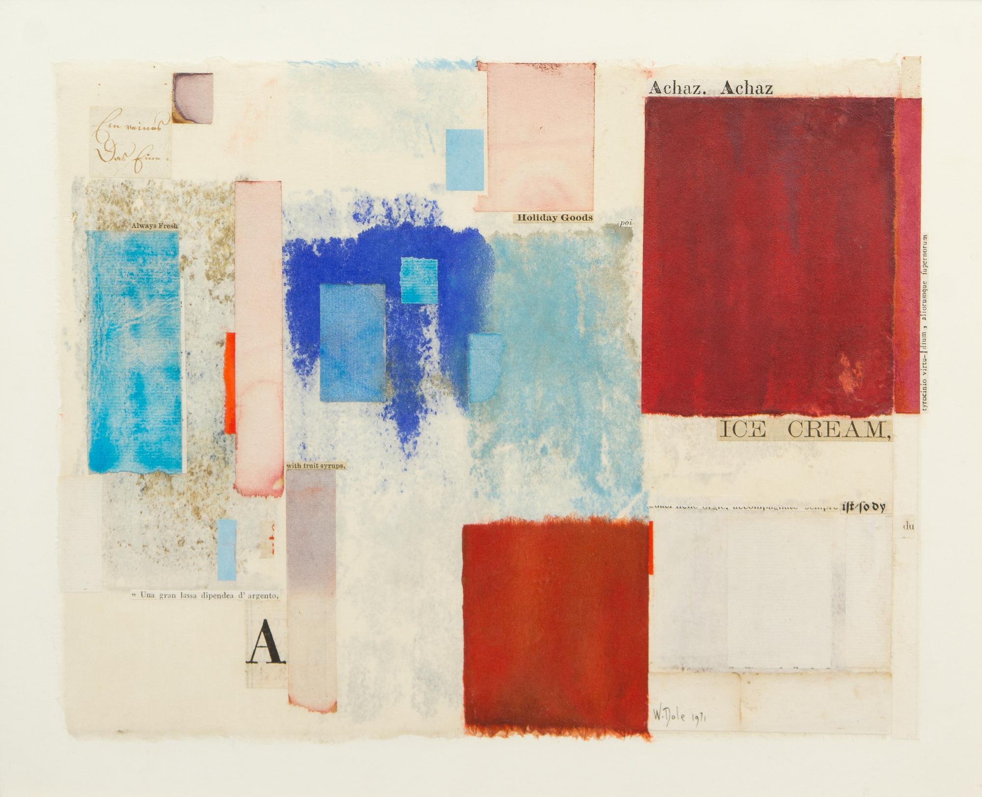 William Dole, (American, 1917-1983), Untitled, 1971