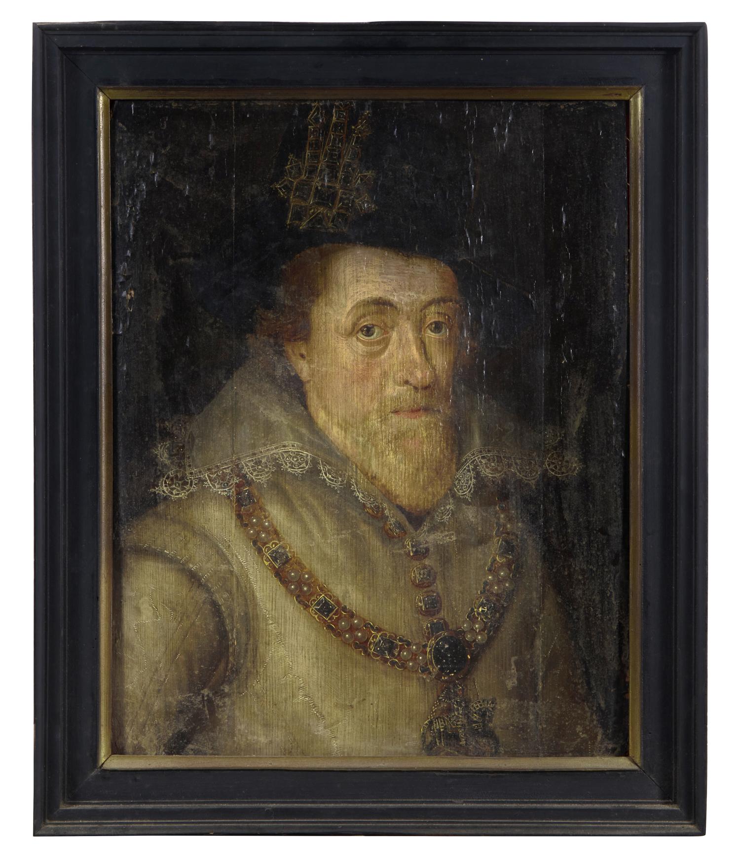 Portrait of James I