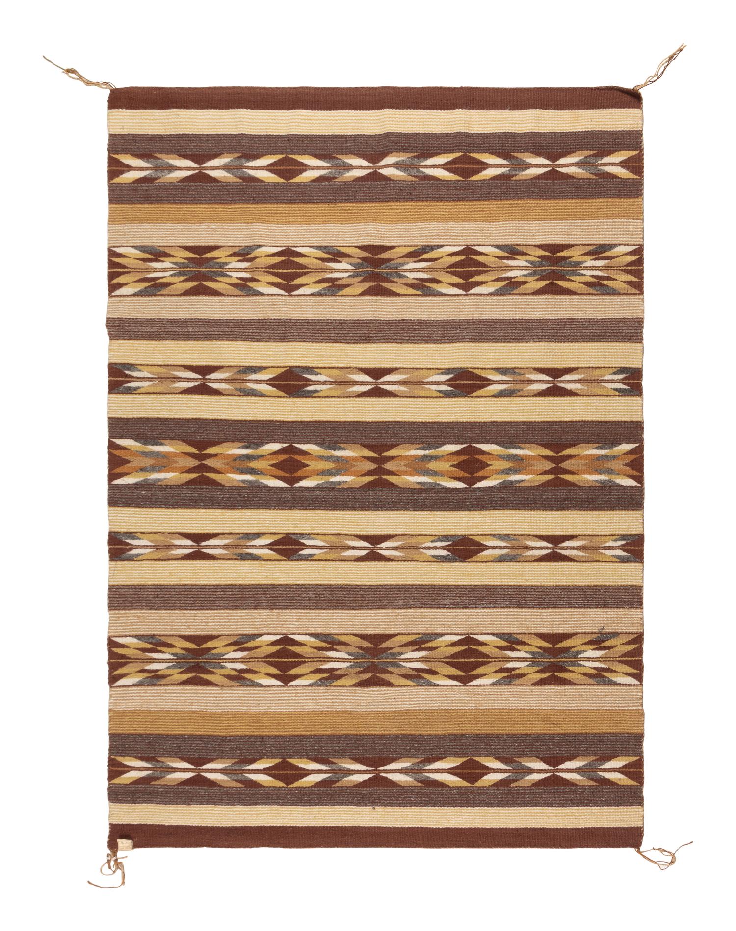 Navajo Crystal Pattern Weaving [Rug]