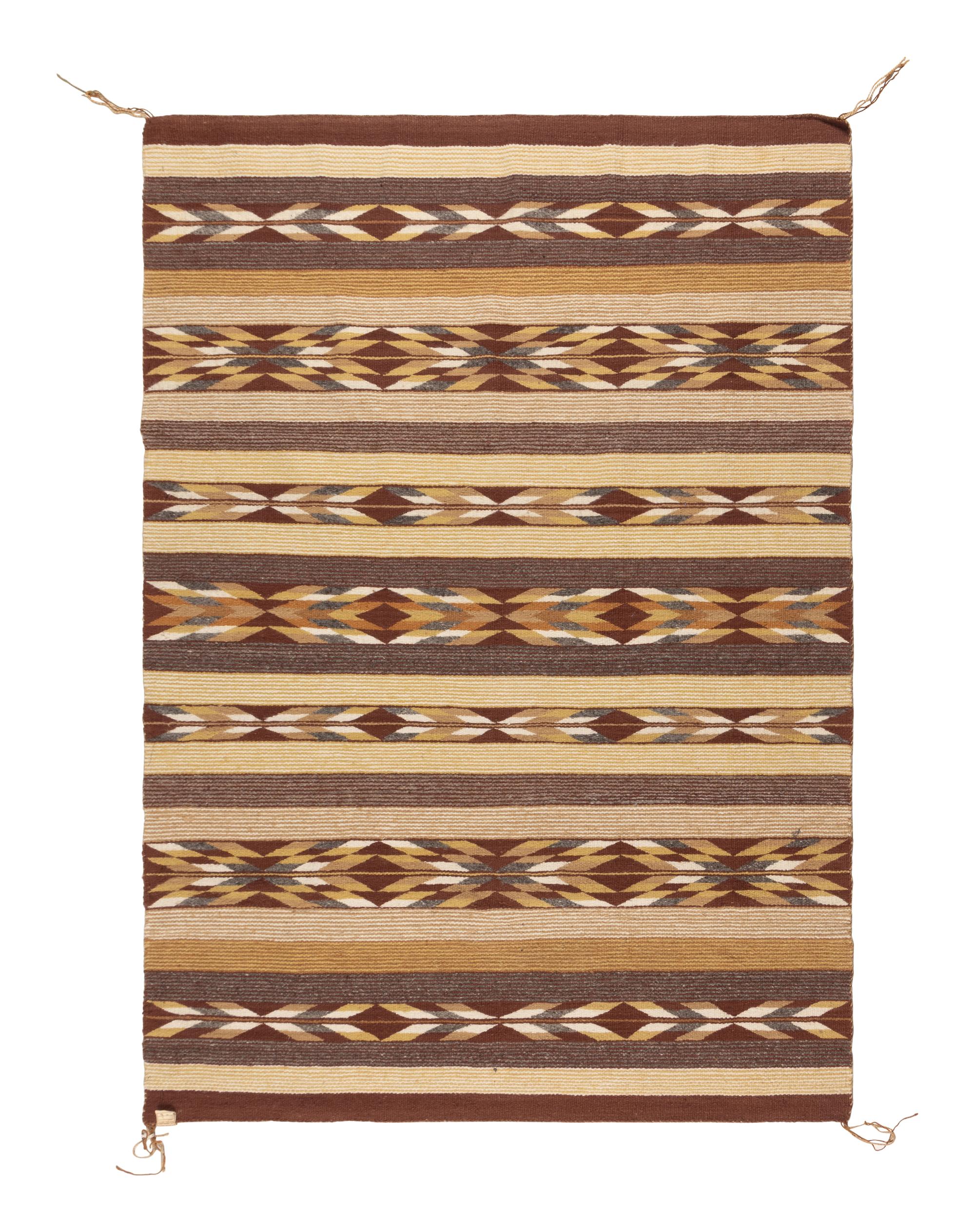 Navajo Crystal Pattern Weaving [Rug]