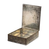 Tinwork Box, with Talking God and Water Sprinkler Painting