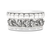 A Georg Jensen Silver Grapevine Pattern Coaster