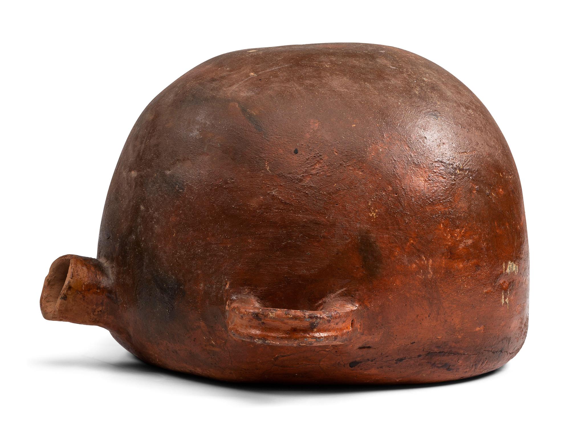 Large Hopi Pottery Canteen