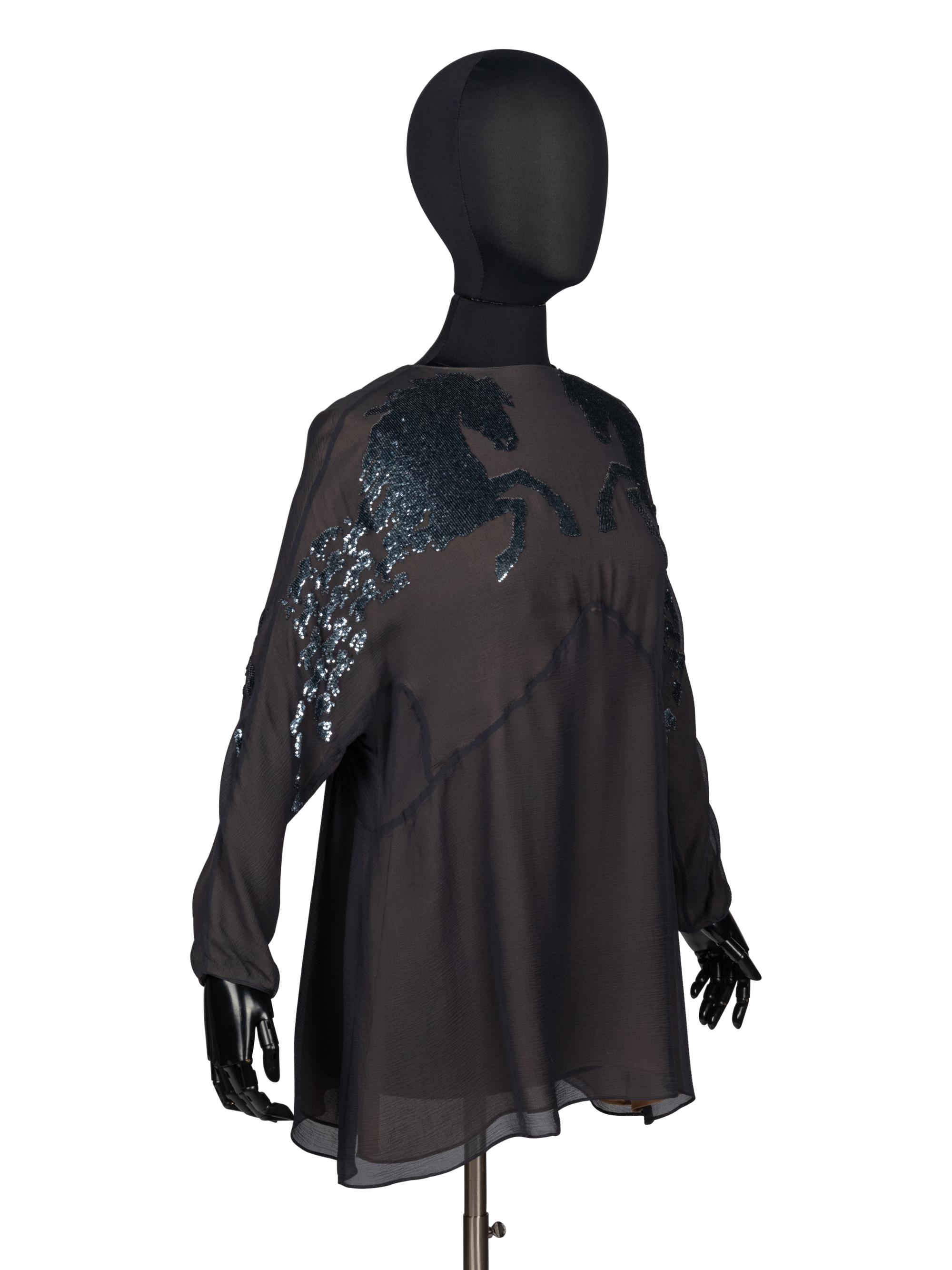 Chloé Sequined Horse Blouse, 2001