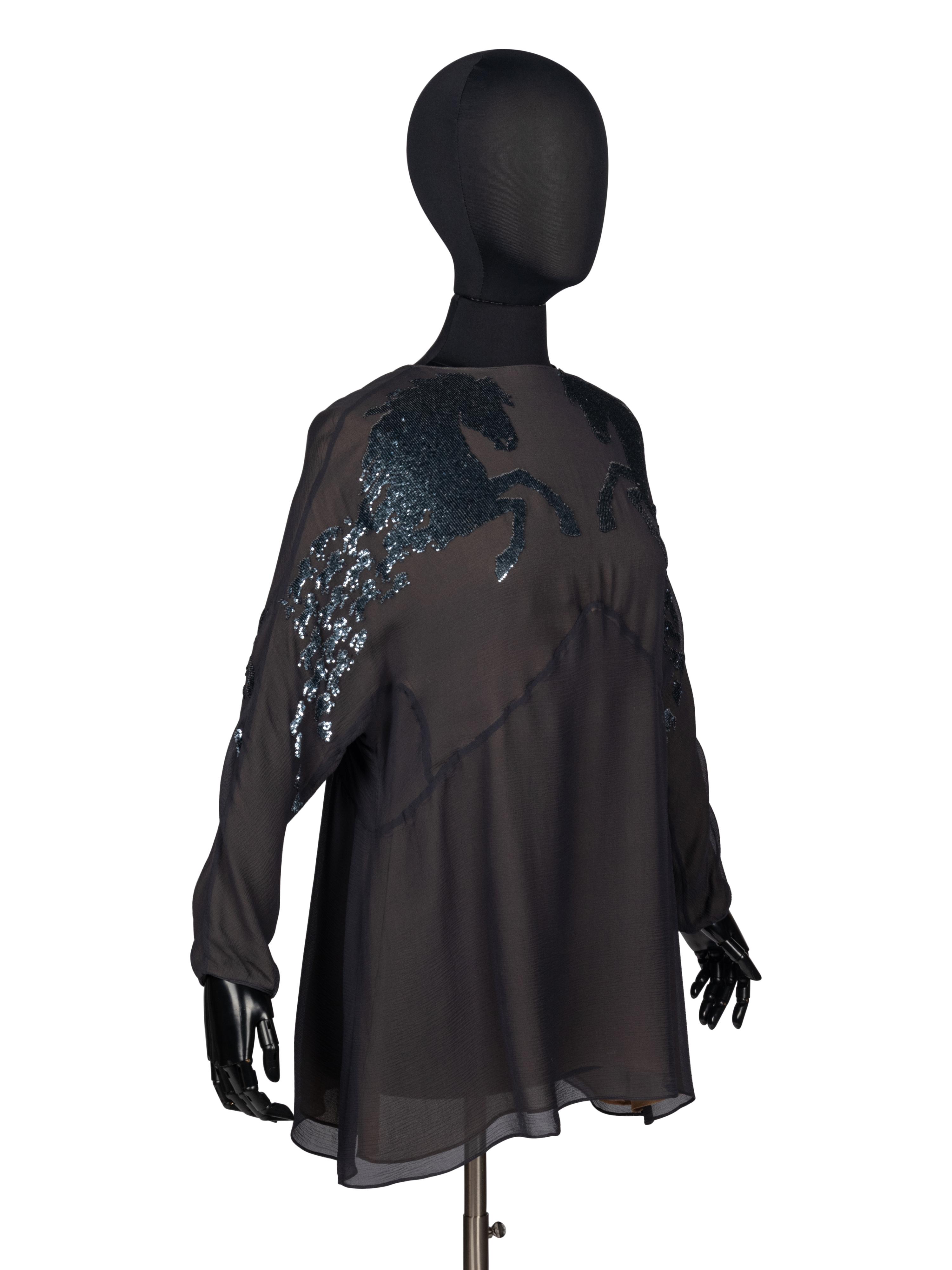 Chloé Sequined Horse Blouse, 2001