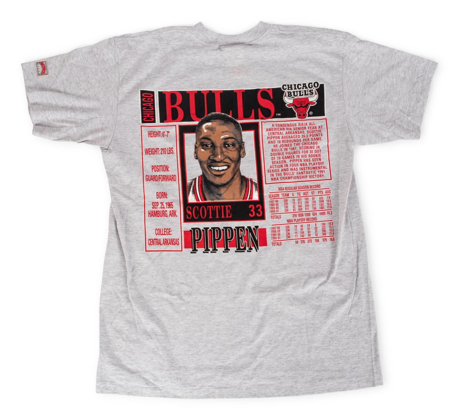 A Group of Assorted Chicago Bulls Signed Autograph Vintage Shirts (Beckett Authentication Services BAS Certified),
