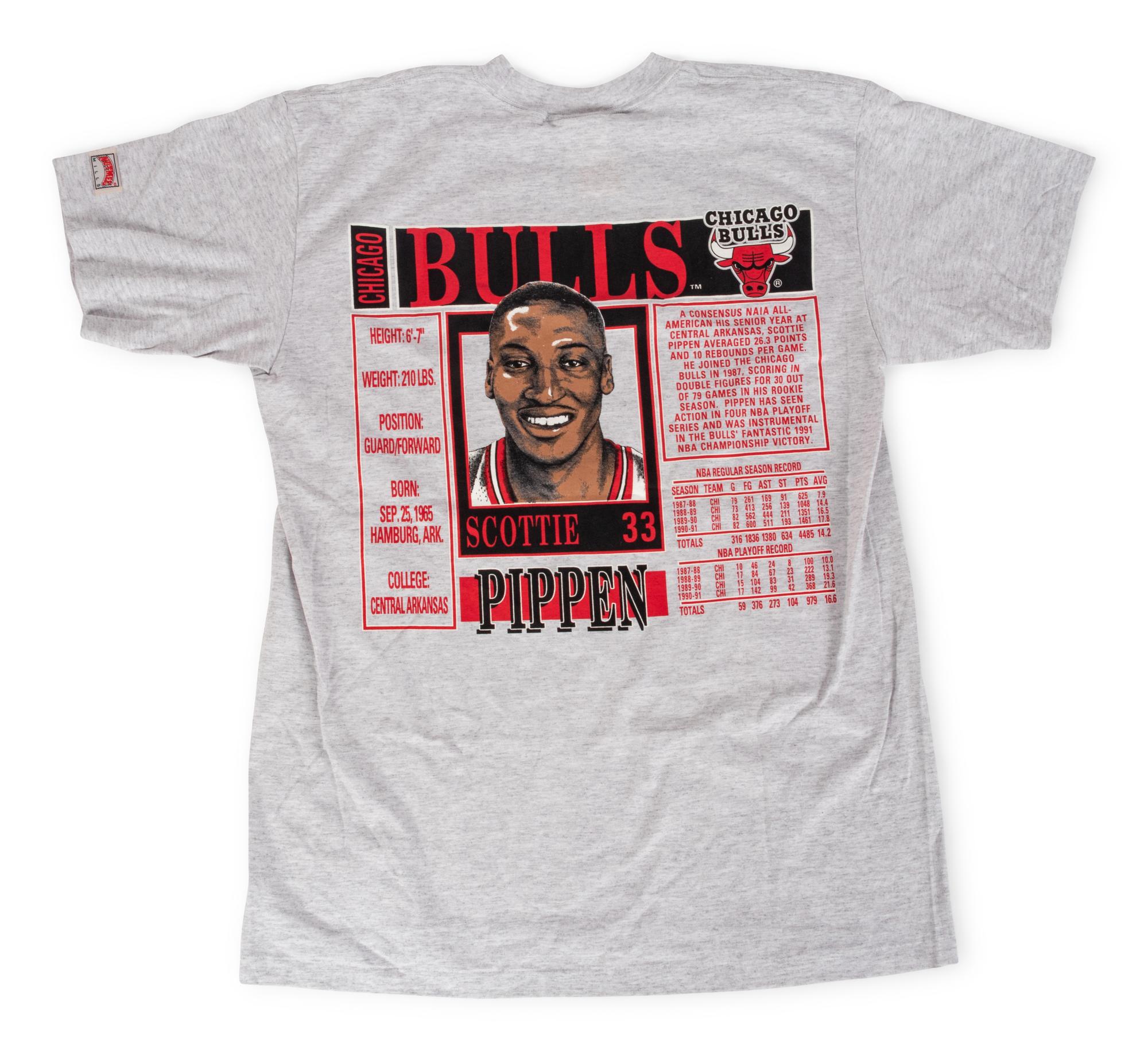A Group of Assorted Chicago Bulls Signed Autograph Vintage Shirts (Beckett Authentication Services BAS Certified),