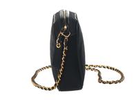 Chanel Camellia Camera Bag in Black Satin