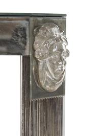 Beveled Mirrored End Table