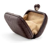 Bottega Veneta Crocodile Box Knot Clutch