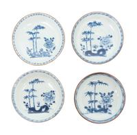 A Group of 26 Export Blue and White Porcelain Wares from the Nanking Cargo