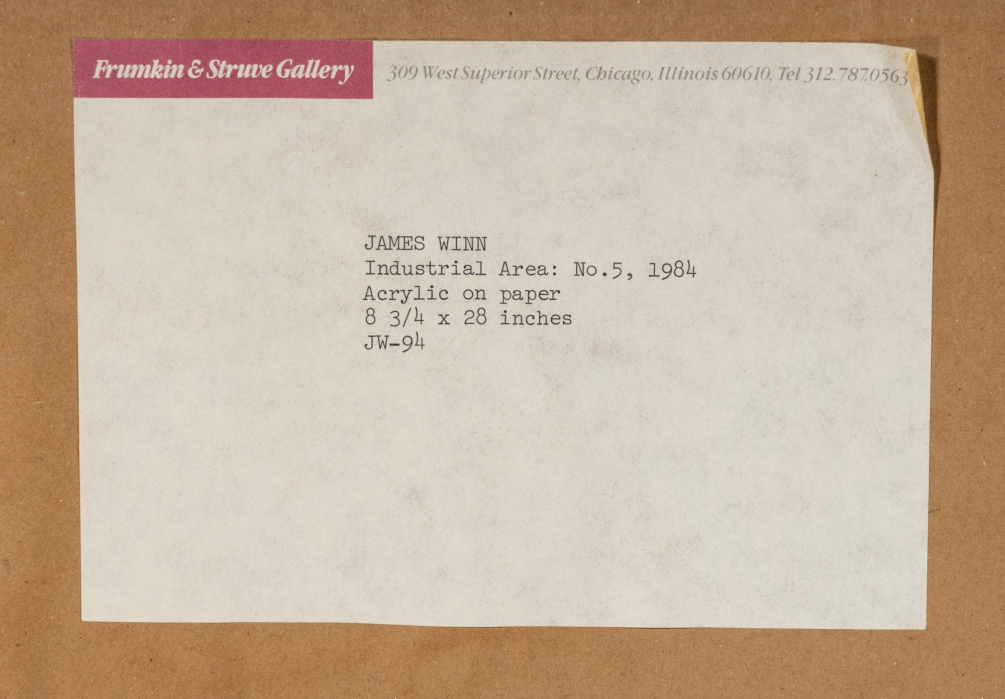 Industrial Area No. 5 , 1984