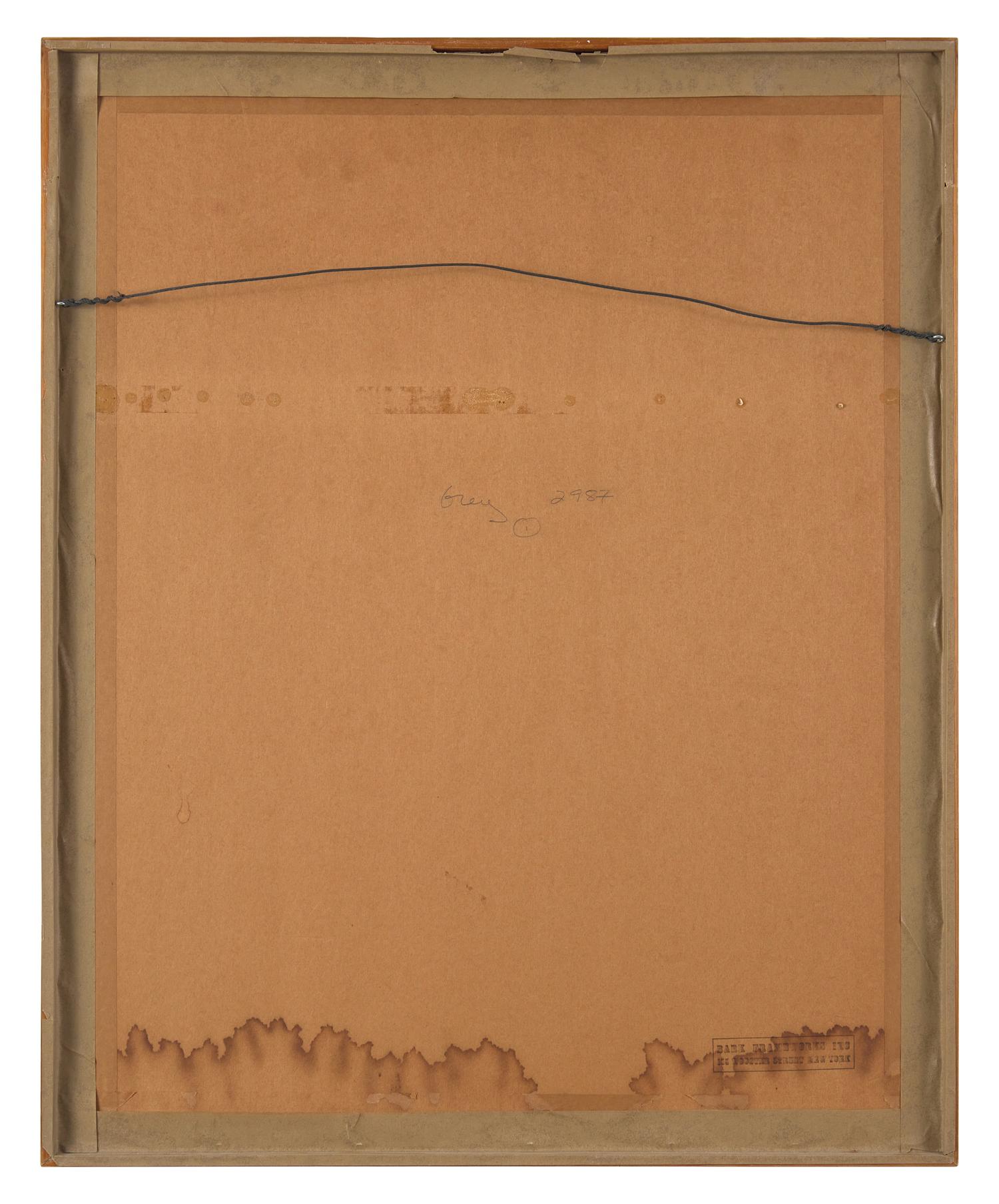 Jim Dine (American, b. 1935) — Self-Portrait without Glasses in Sepia, 1978