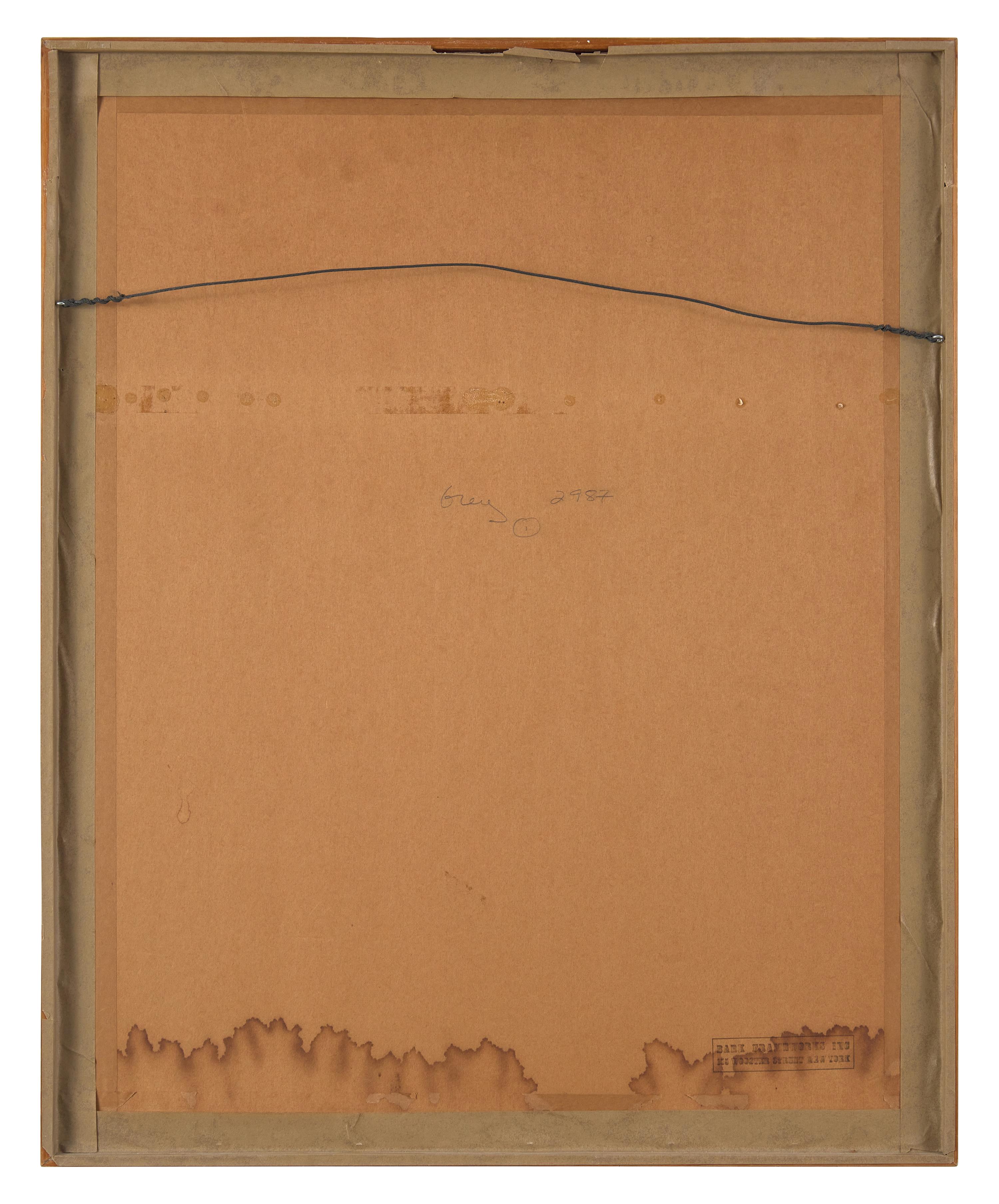 Jim Dine (American, b. 1935) — Self-Portrait without Glasses in Sepia, 1978
