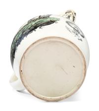 A Liverpool Creamware 'John Adams' Pitcher