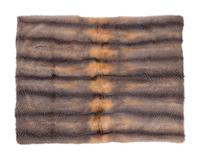 J. Mendel Fox Fur Matching Pillows and Blanket