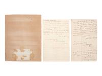 GREELEY, Horace (1811-1872). A group of 2 AlsS, comprising: