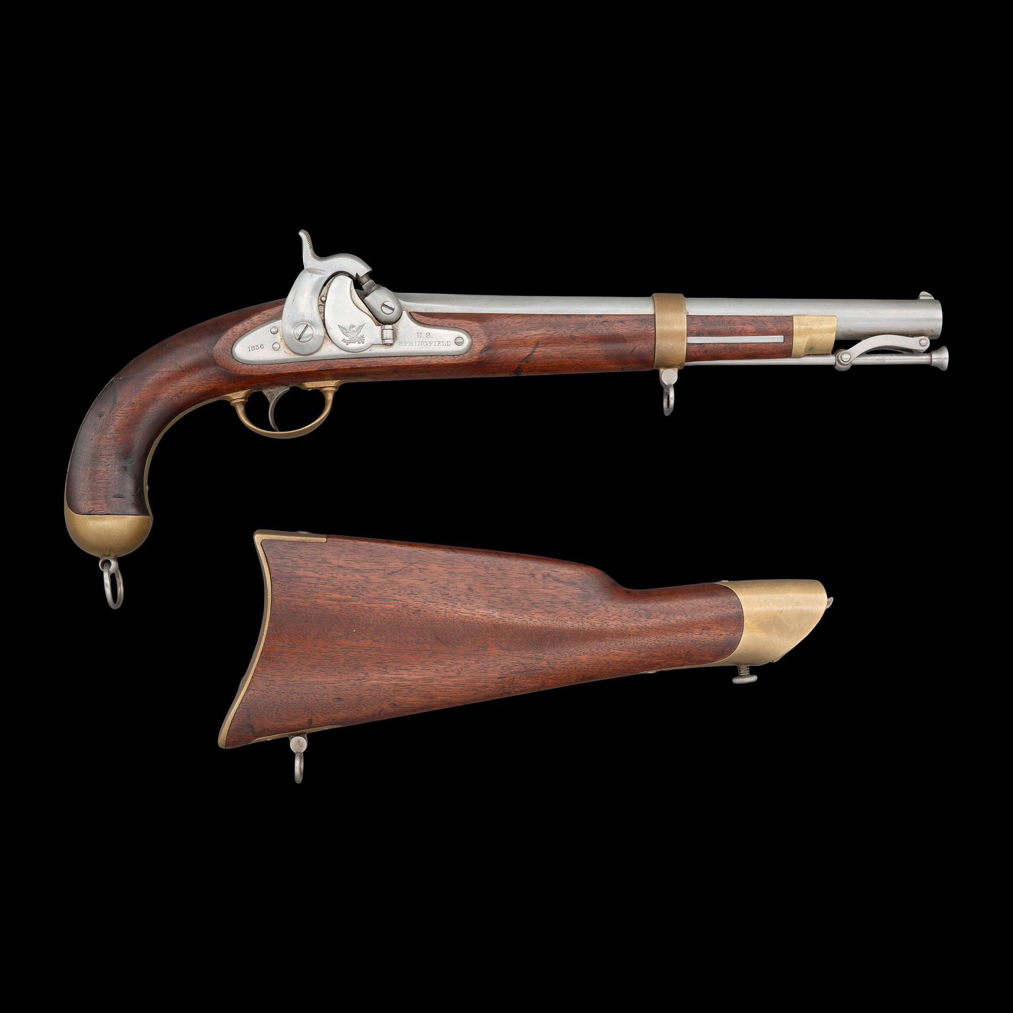 Fine US Model 1855 Pistol Carbine with Matching Numbered Stock