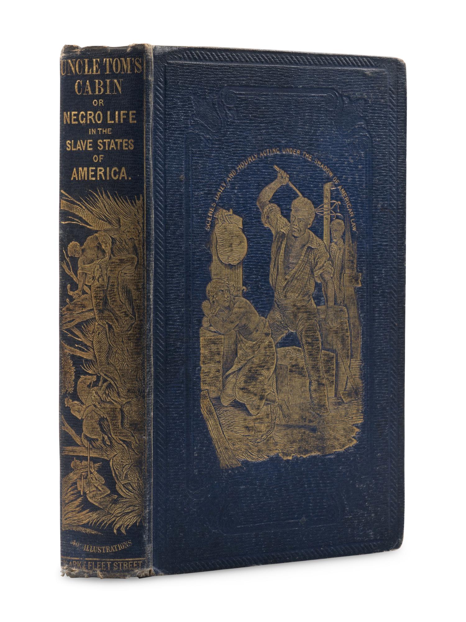 STOWE, Harriet Beecher (1811-1896). Uncle Tom's Cabin. London: C.H. Clarke & Co., 1852.