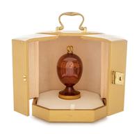 A Theo Faberge Gilt Metal Mounted Egg-Form Ring Stand — 20th Century