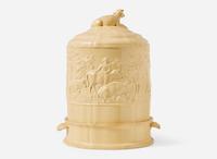 A Wedgwood Caneware Cheese Dish and Cover,