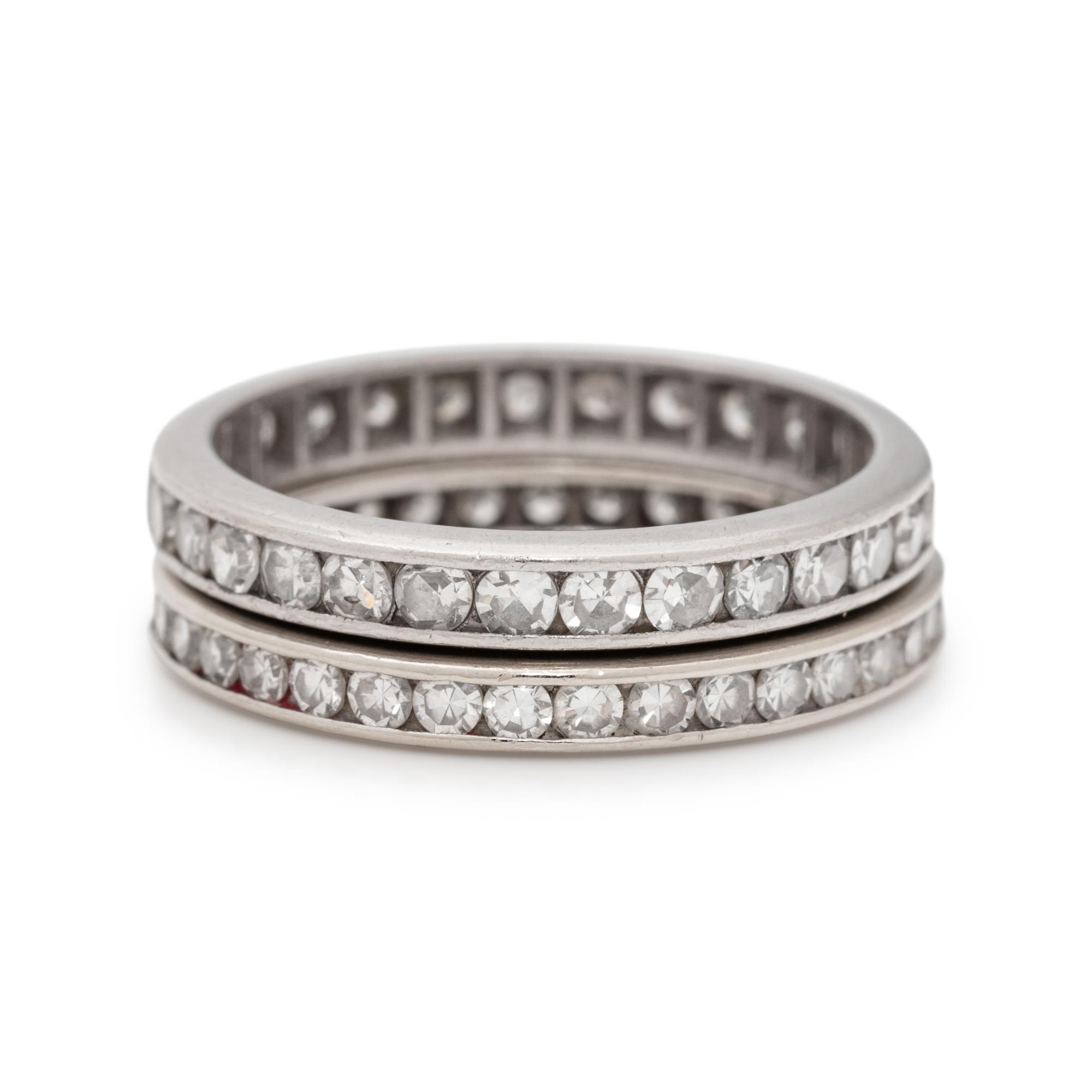 COLLECTION OF DIAMOND ETERNITY BANDS