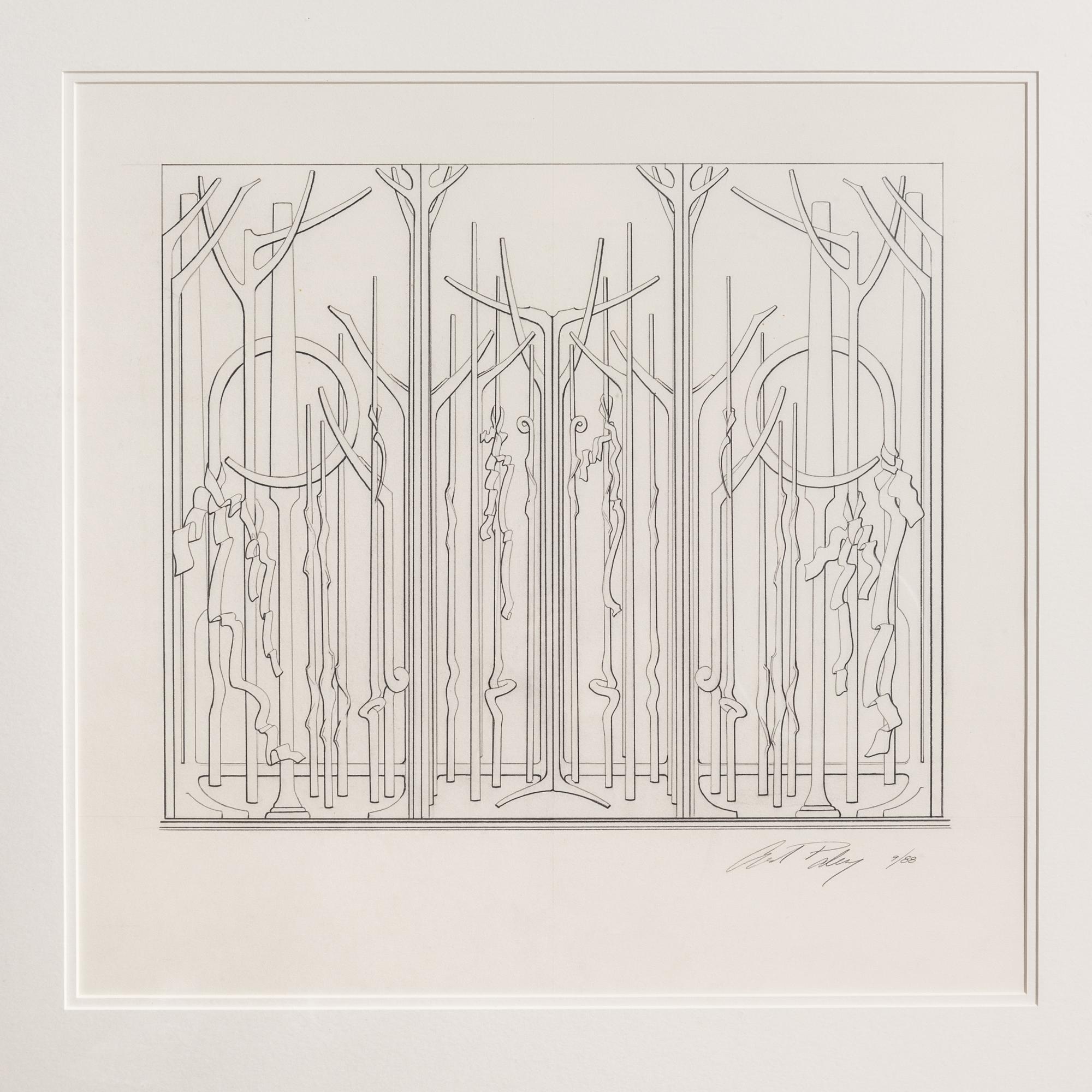 Proposal #1 for Memorial Gate, Ackland Art Museum, University of North Carolina at Chapel Hill , 1998